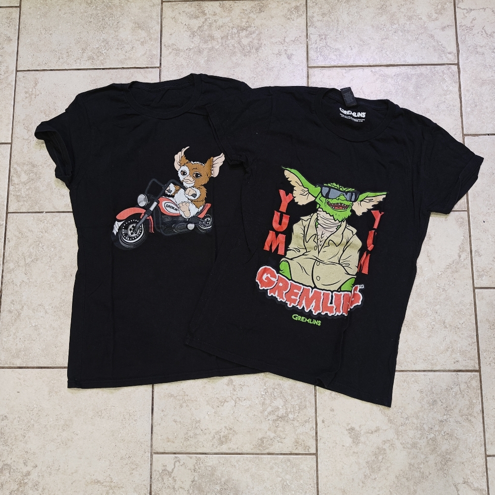 Women's Gremlins t shirts small fitted